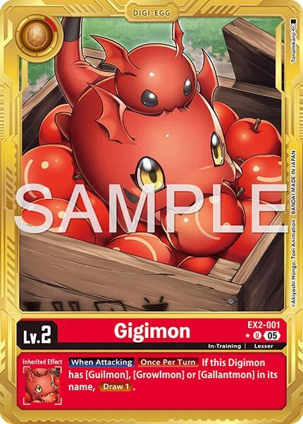 Image for Gigimon (Gold Border) - Digimon Card Game