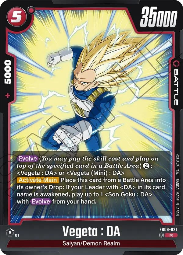 Image for Vegeta : DA - Dragon Ball Super: Fusion World