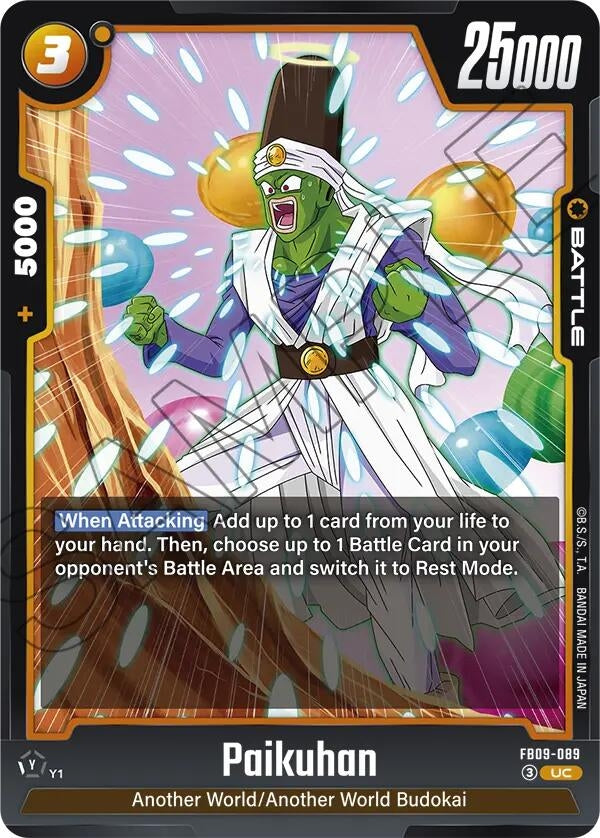 Image for Paikuhan - FB09-089 - Dragon Ball Super: Fusion World