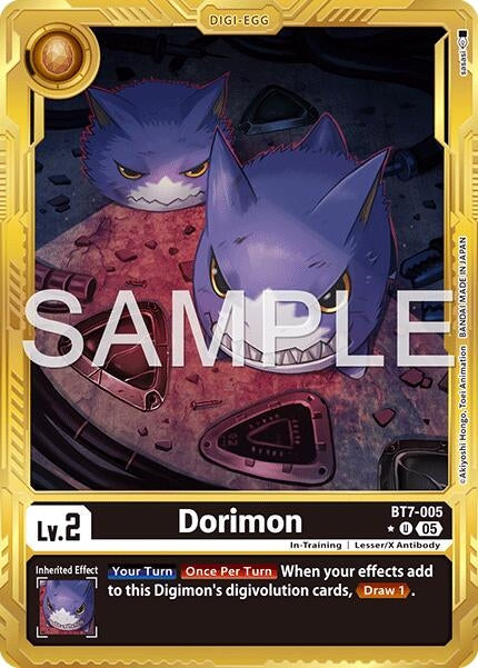 Image for Dorimon (Gold Border) - Digimon Card Game