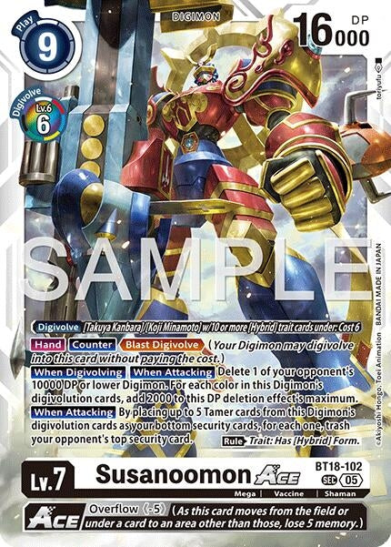 Image for Susanoomon ACE (Reprint) - Digimon Card Game