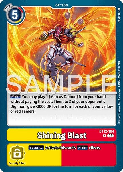 Image for Shining Blast (Reprint) - Digimon Card Game