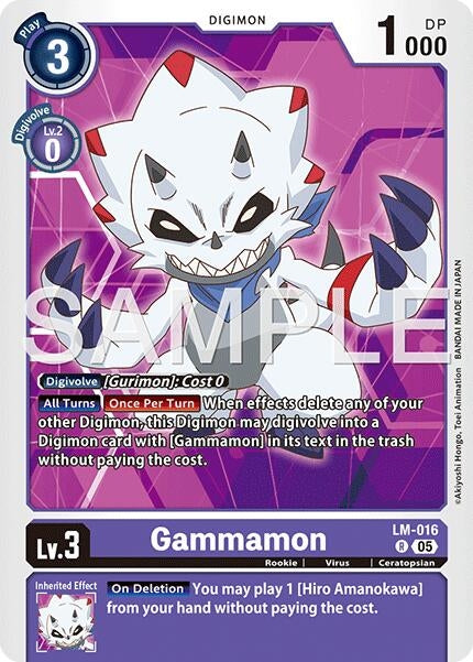 Image for Gammamon - LM-016 (Reprint) - Digimon Card Game