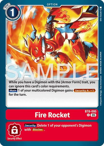 Image for Fire Rocket (Reprint) - Digimon Card Game