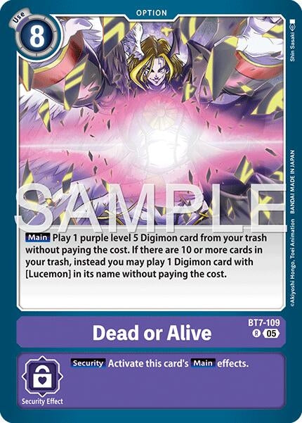Image for Dead or Alive (Reprint) - Digimon Card Game