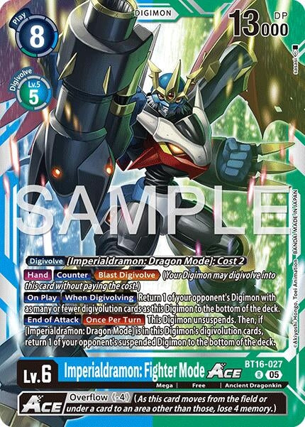 Image for Imperialdramon: Fighter Mode ACE - BT16-027 (Reprint) - Digimon Card Game