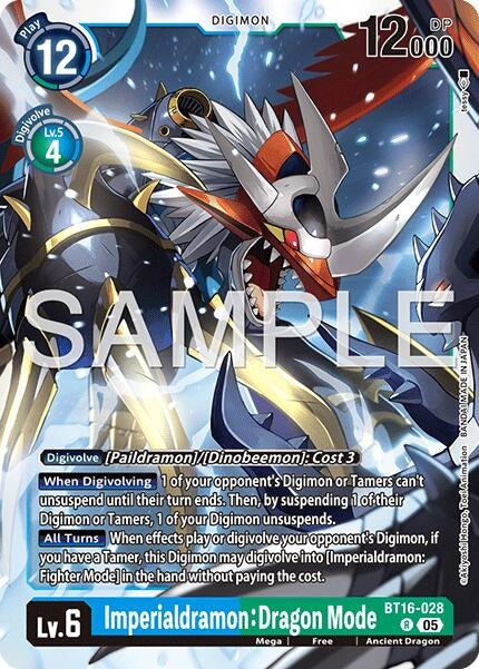 Image for Imperialdramon: Dragon Mode - BT16-028 (Reprint) - Digimon Card Game