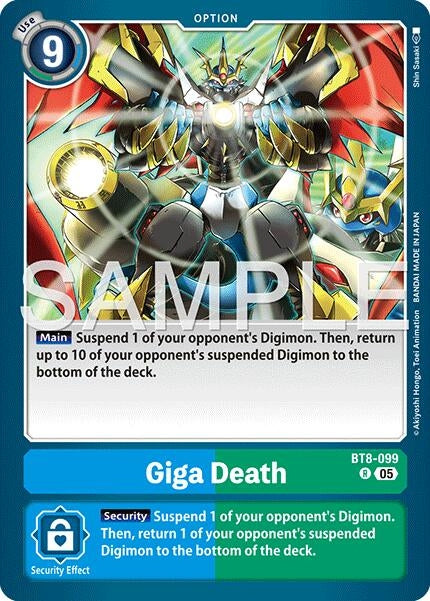 Image for Giga Death (Reprint) - Digimon Card Game