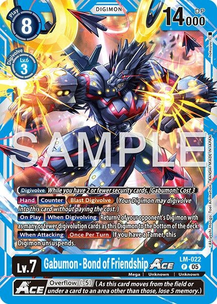 Image for Gabumon - Bond of Friendship ACE (Reprint) - Digimon Card Game