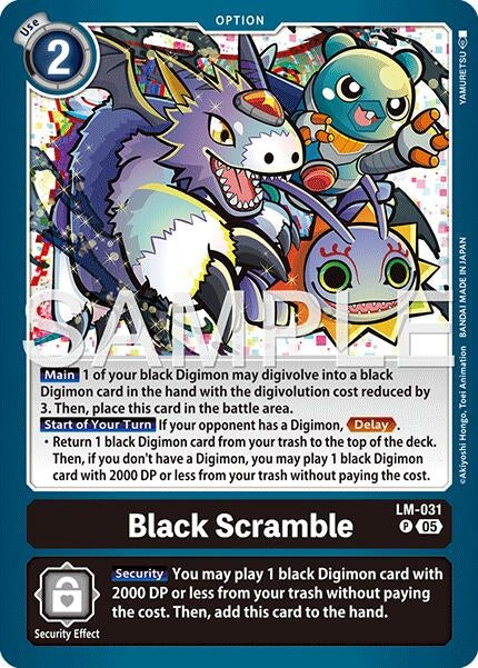 Image for Black Scramble (Reprint) - Digimon Card Game