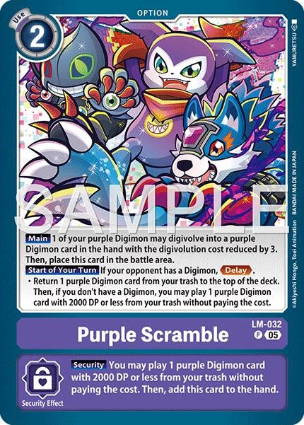 Image for Purple Scramble (Reprint) - Digimon Card Game