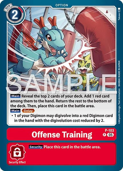 Image for Offense Training (Reprint) - Digimon Card Game