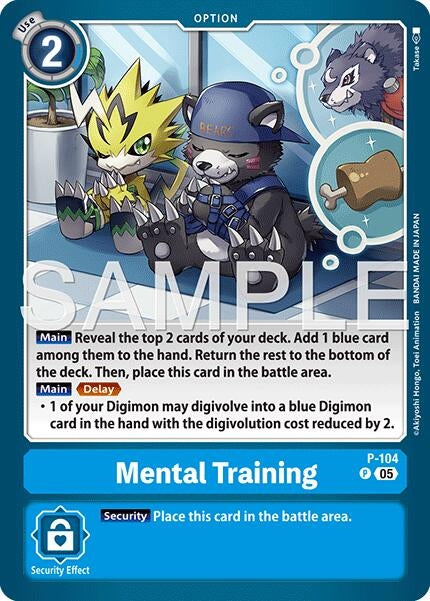Image for Mental Training (Reprint) - Digimon Card Game