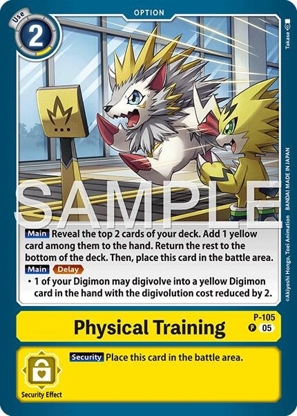 Image for Physical Training (Reprint) - Digimon Card Game