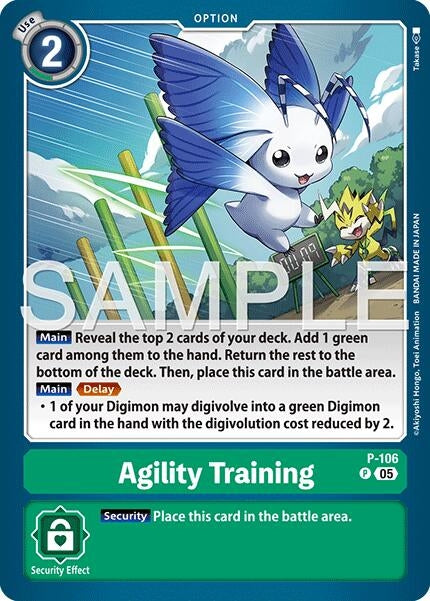 Image for Agility Training (Reprint) - Digimon Card Game