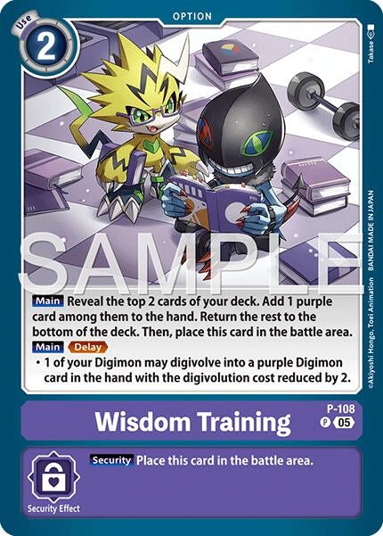 Image for Wisdom Training (Reprint) - Digimon Card Game