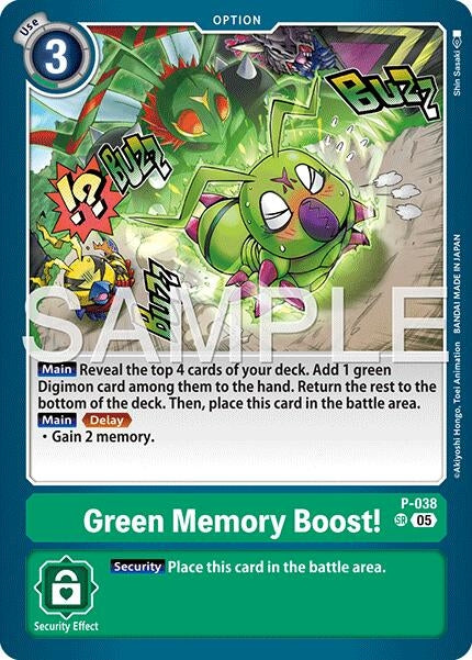 Image for Green Memory Boost! (Reprint) - Digimon Card Game