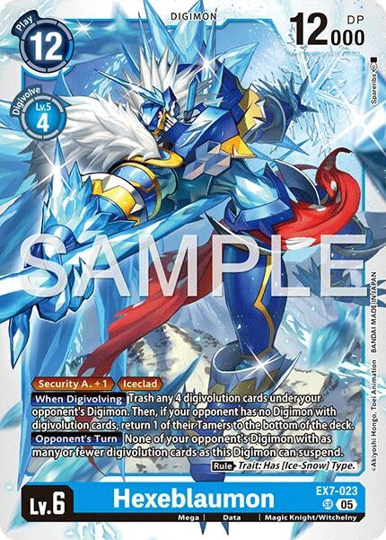 Image for Hexeblaumon (Reprint) - Digimon Card Game