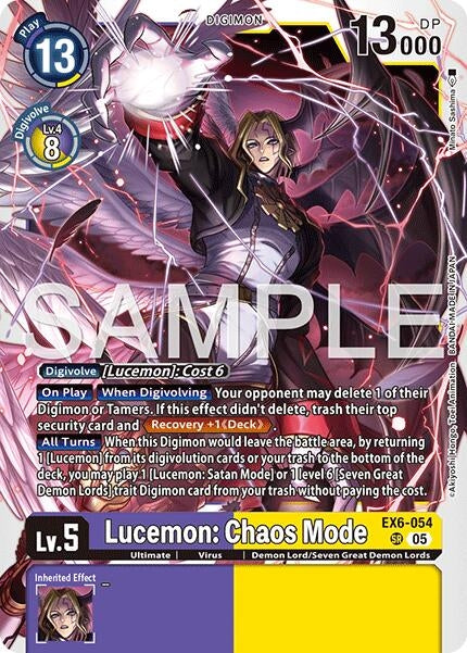 Image for Lucemon: Chaos Mode (Reprint) - Digimon Card Game