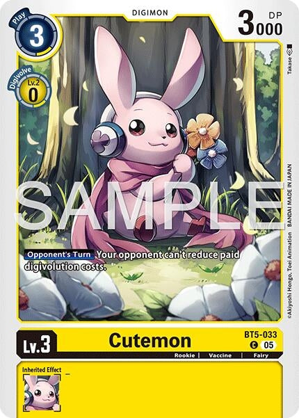 Image for Cutemon (Reprint) - Digimon Card Game