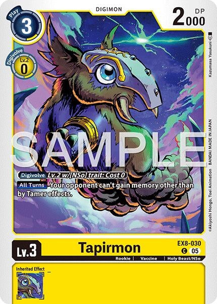 Image for Tapirmon (Reprint) - Digimon Card Game
