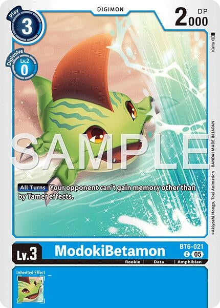 Image for ModokiBetamon (Reprint) - Digimon Card Game