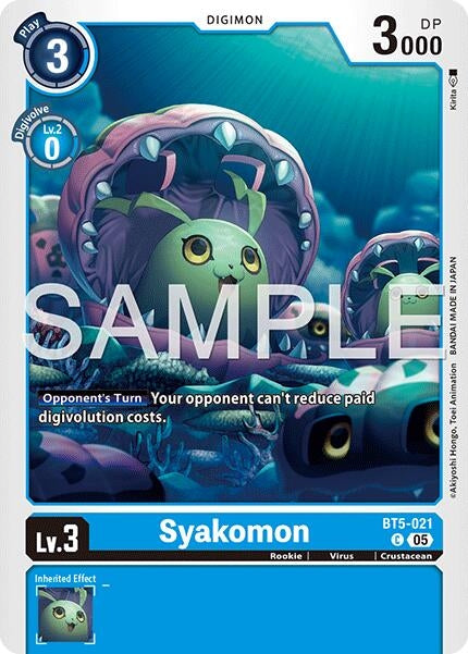 Image for Syakomon (Reprint) - Digimon Card Game