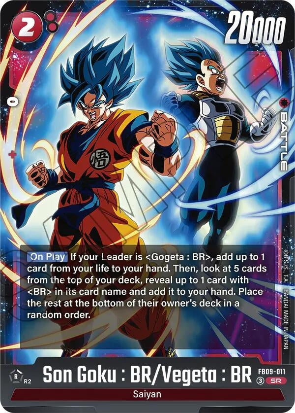 Image for Son Goku : BR/Vegeta : BR - Dragon Ball Super: Fusion World