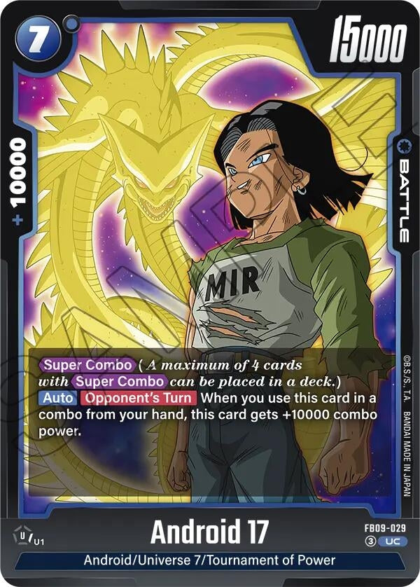 Image for Android 17 - FB09-029 - Dragon Ball Super: Fusion World