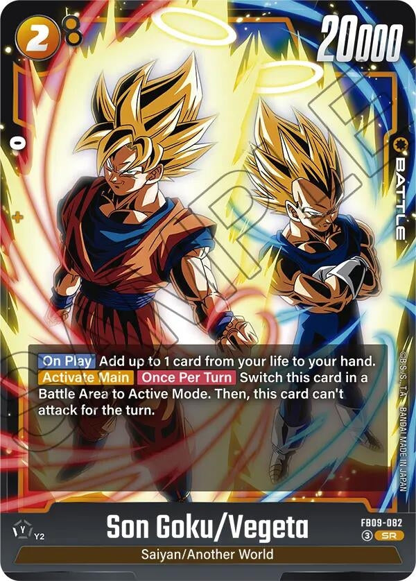 Image for Son Goku/Vegeta - Dragon Ball Super: Fusion World