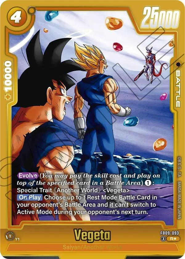 Image for Vegeta - FB09-093 (Alternate Art) - Dragon Ball Super: Fusion World