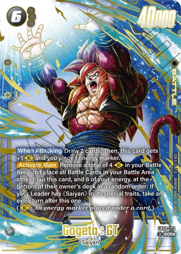 Image for Gogeta : GT - FB09-123 (Alternate Art) - Dragon Ball Super: Fusion World