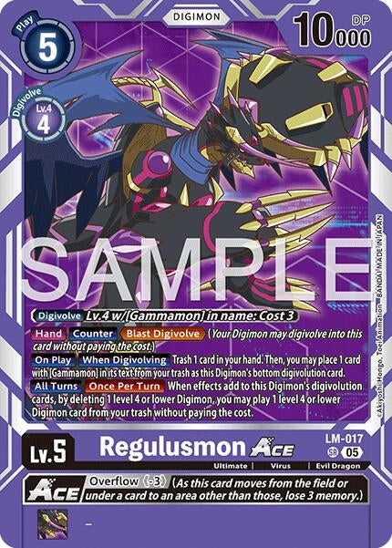 Image for Regulusmon ACE (Reprint) - Digimon Card Game