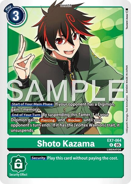 Image for Shoto Kazama (Reprint) - Digimon Card Game