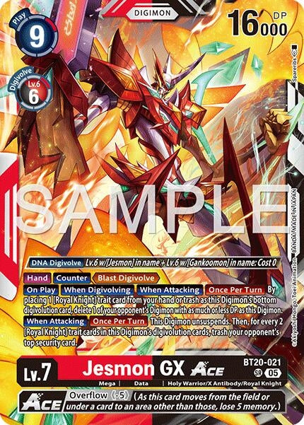 Image for Jesmon GX ACE (Reprint) - Digimon Card Game