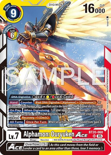 Image for Alphamon: Ouryuken ACE (Reprint) - Digimon Card Game