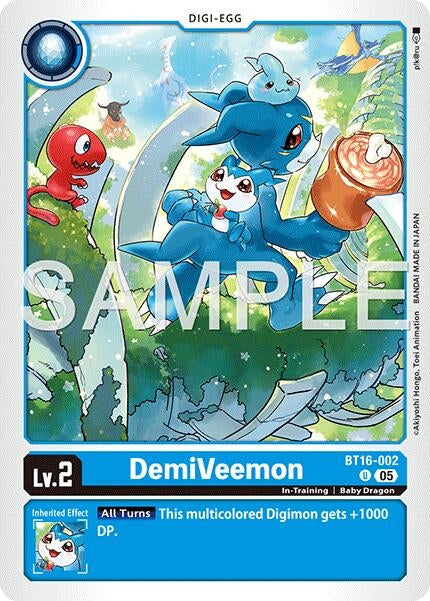 Image for DemiVeemon - BT16-002 (Reprint) - Digimon Card Game
