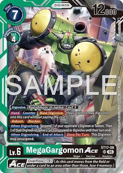 Image for MegaGargomon ACE (Reprint) - Digimon Card Game