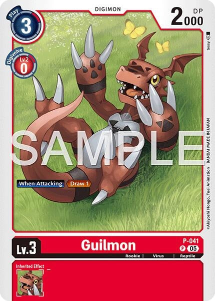 Image for Guilmon - P-041 (Reprint) - Digimon Card Game