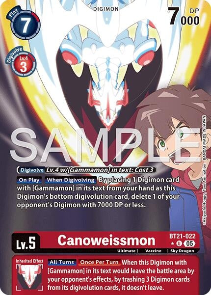 Image for Canoweissmon (Alternate Art) - Digimon Card Game