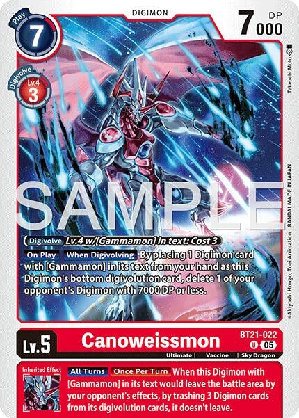 Image for Canoweissmon (Reprint) - Digimon Card Game