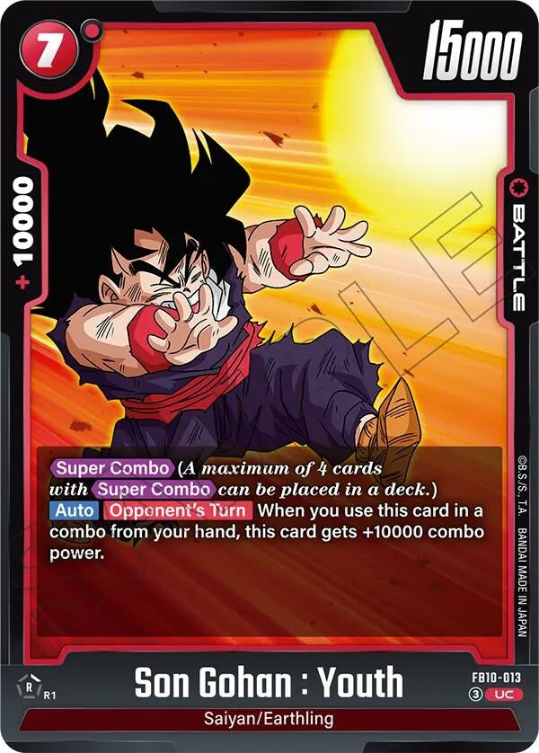 Image for Son Gohan : Youth - FB10-013 - Dragon Ball Super: Fusion World