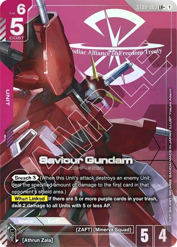 Image for Saviour Gundam (LR+) - Gundam Card Game