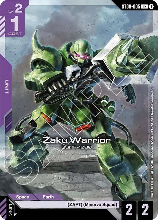 Image for Zaku Warrior (C+) - Gundam Card Game