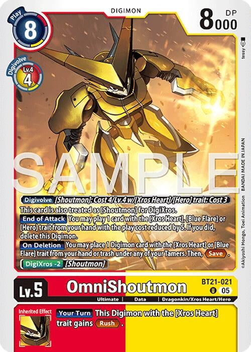 Image for OmniShoutmon (Reprint) - Digimon Card Game