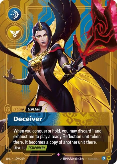 Image for LeBlanc, Deceiver - Riftbound: League of Legends Trading Card Game