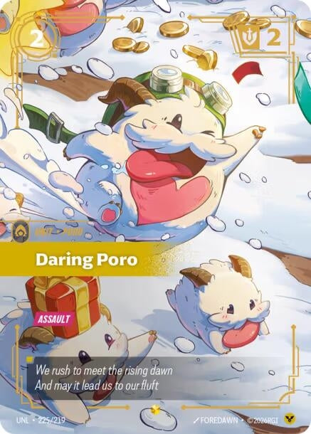 Image for Daring Poro (Overnumbered) - Riftbound: League of Legends Trading Card Game