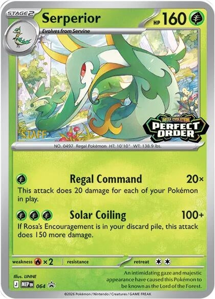 Image for Serperior - 064 [Staff] - Pokemon
