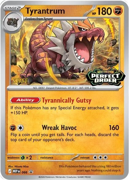 Image for Tyrantrum - 066 [Staff] - Pokemon