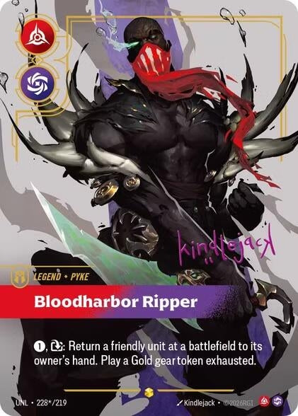 Image for Pyke, Bloodharbor Ripper (Signature) - Riftbound: League of Legends Trading Card Game
